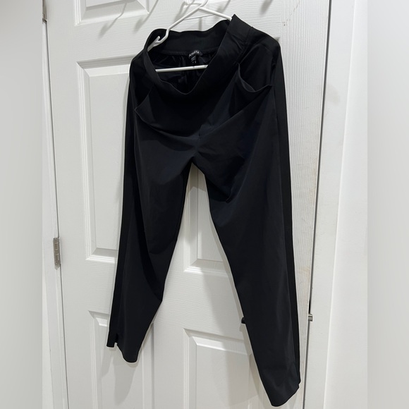 Athleta Black Women's Track Pants 4 - Picture 2 of 7